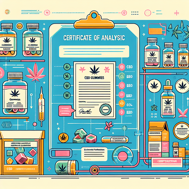 Certificate of Analysis for CBD gummies