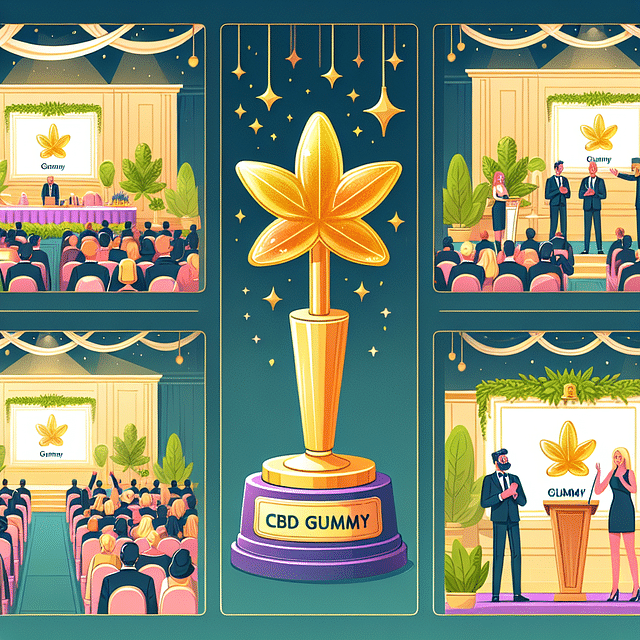 Award ceremony for best CBD gummy brand