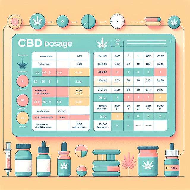 CBD dosage chart
