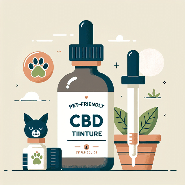 pet-friendly CBD tincture bottle
