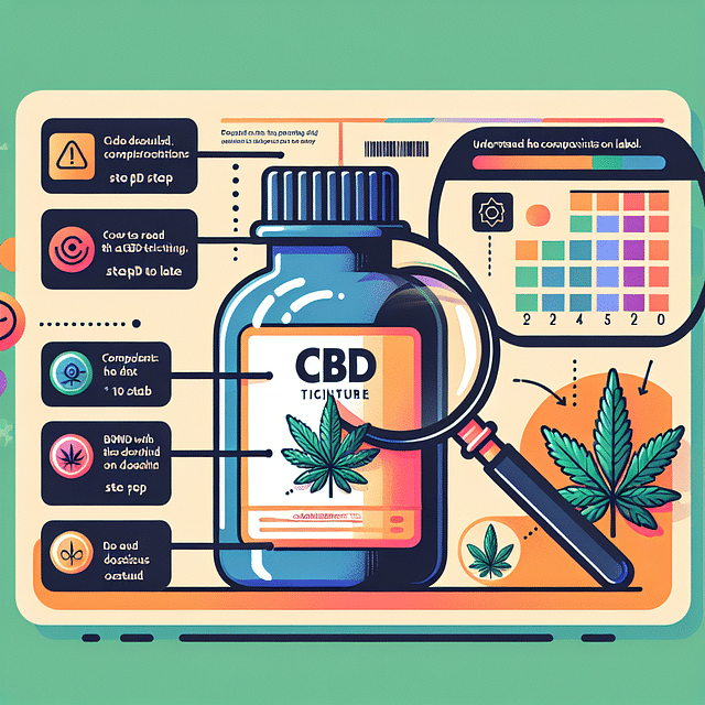 reading a CBD tincture label