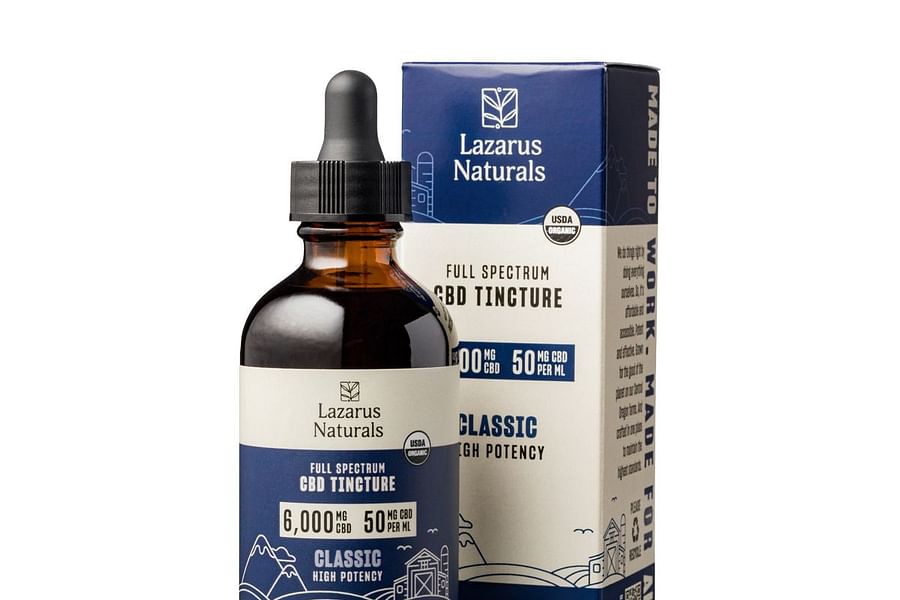 Lazarus Naturals High Potency CBD Tincture bottle