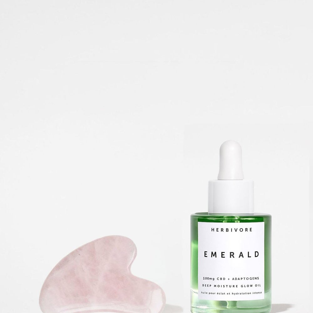 Herbivore Emerald CBD + Adaptogens Deep Moisture Glow Oil