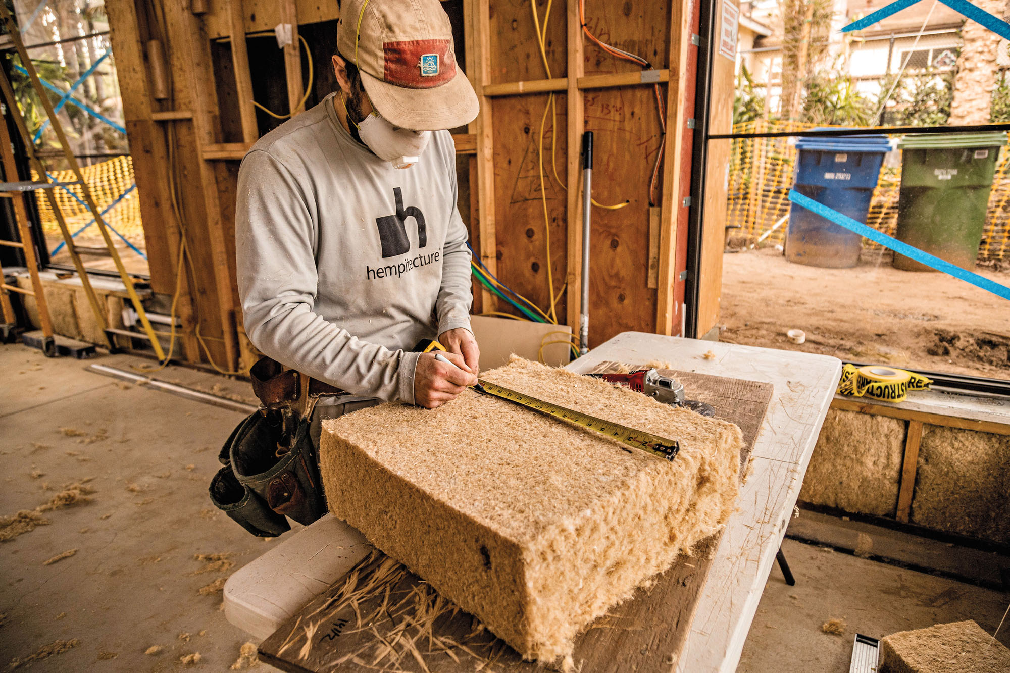 Hemp insulation for homes