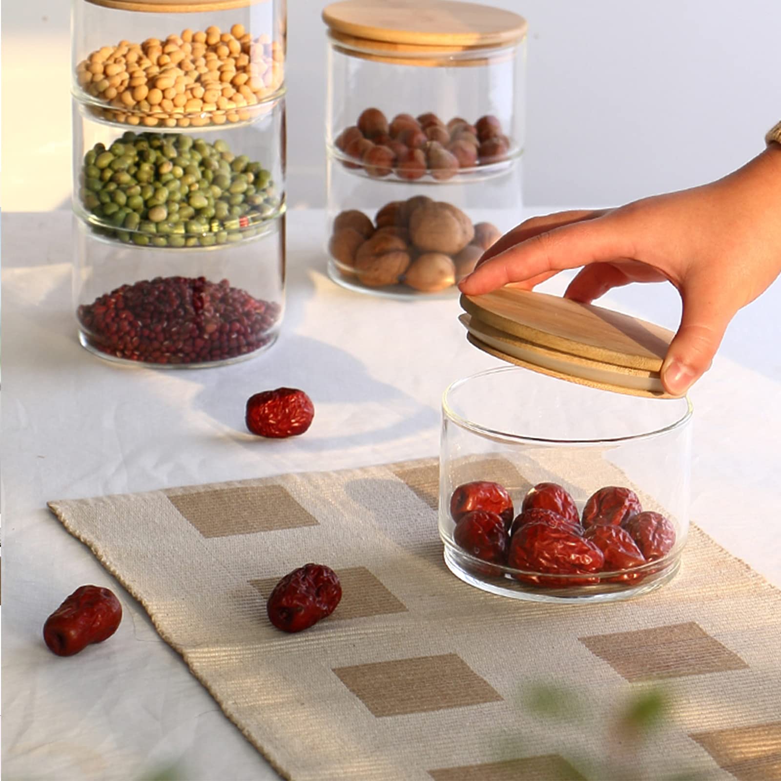 Reusable glass containers for CBD