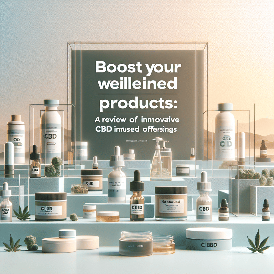 Boost Your Wellness with CBD-Infused Products: A Review of Innovative CBD Infused Offerings