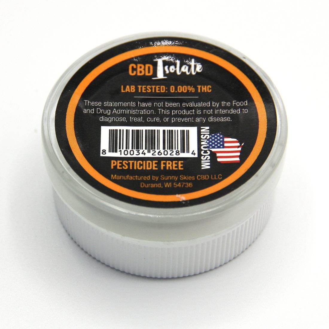 CBD isolate product formulation