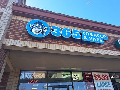 365 tobacco and vape/kratom/Cbd/Hookah