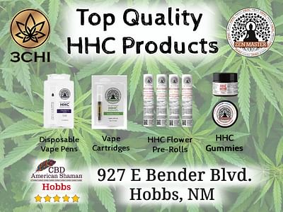 CBD American Shaman Hobbs | CBD Oil | Delta 8 | HHC