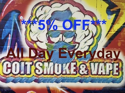 Coit Smoke & Vape Shop | Vape Shop l CBD Store l Smoke Shop | Kratom l Delta 8 THC | Elf Bar | Esco Bar | 3Chi