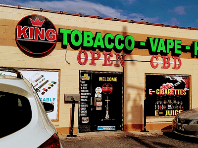 King tobacco Vape and hookah