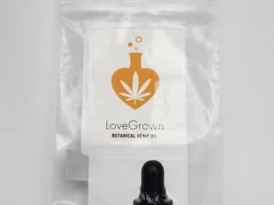 LoveGrown brand organic Maine hemp at The Cabin Apothecary