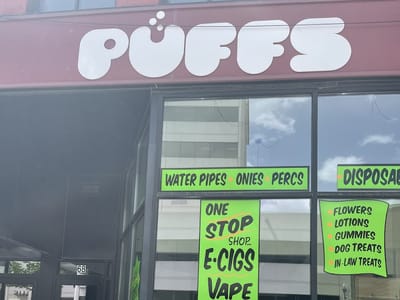 Puffs vape/headshop