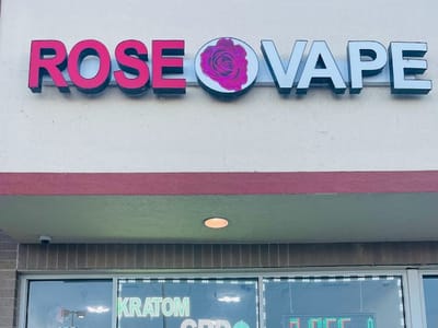 Rose Smoke Glass KRATOM & CBD