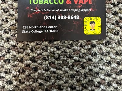 State college tobacco&vape-Kratom-CBD
